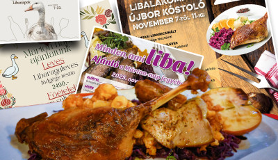 Mindj&aacute;rt itt a M&aacute;rton-nap, fusd &aacute;t a győri libavacsora k&iacute;n&aacute;latot!