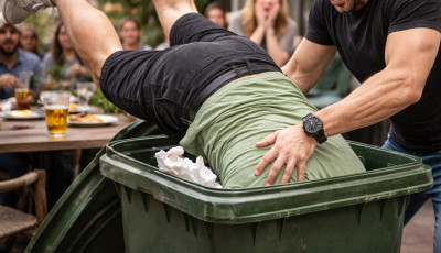 Felemelte &eacute;s a szemetes kuk&aacute;ba tette ismerős&eacute;t