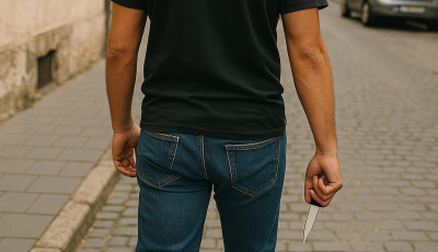 Terhes nőt b&aacute;ntalmazott, k&eacute;sőbb k&eacute;ssel a kez&eacute;ben &ouml;lni k&eacute;sz&uuml;lt az utc&aacute;n