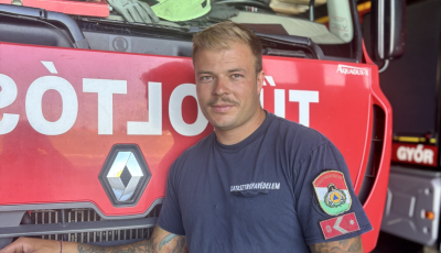 &Eacute;letet mentett egy győri szabadnapos tűzolt&oacute;