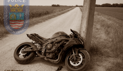 Bűncselekm&eacute;nyt k&ouml;vetett el a bogyoszl&oacute;i sofőr, akit v&eacute;g&uuml;l egy oszlop &aacute;ll&iacute;tott meg